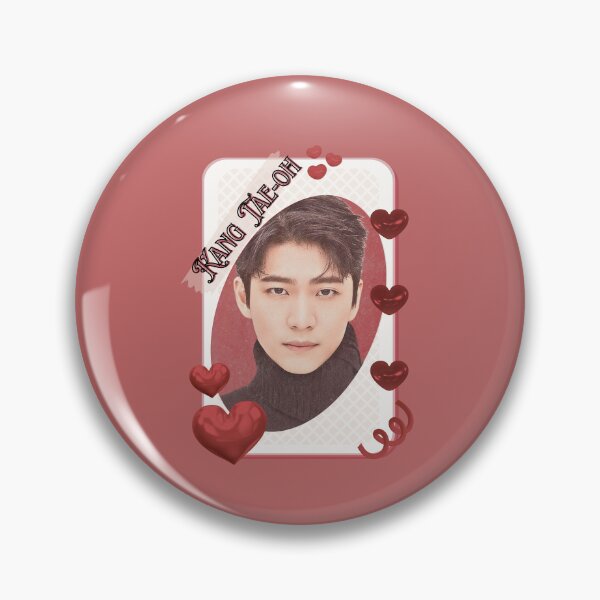 Item preview, Kang Tae-oh (강태오) Korean Actor Kdrama Card Red Aesthetic Collage Design designed and sold by AJUNICE STUDIO.