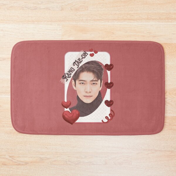 Item preview, Kang Tae-oh (강태오) Actor coreano Kdrama Card Diseño de collage estético rojo designed and sold by AJUNICE STUDIO.
