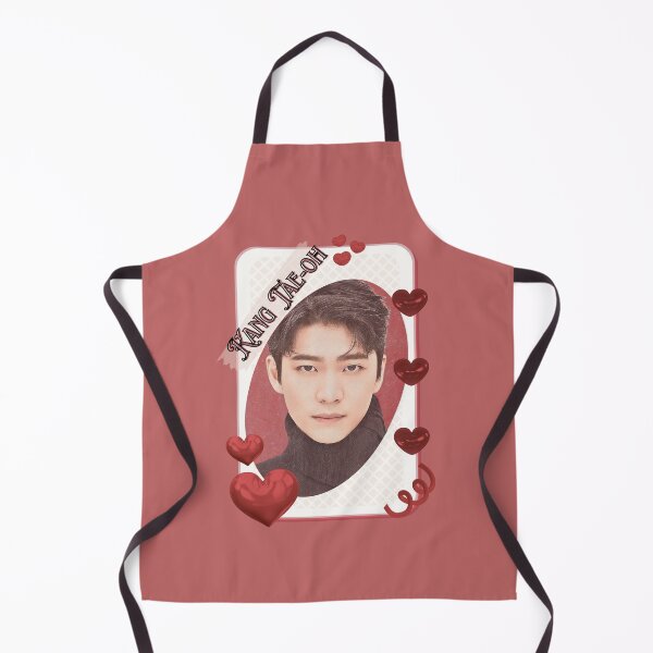 Item preview, Kang Tae-oh (강태오) Korean Actor Kdrama Card Red Aesthetic Collage Design designed and sold by AJUNICE STUDIO.