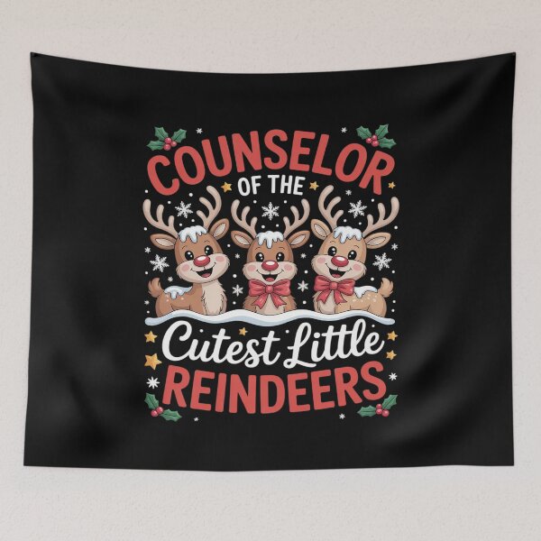 Item preview, Counselor Of The Cutest Reindeers Christmas Counselor designed and sold by RayArmstrong.