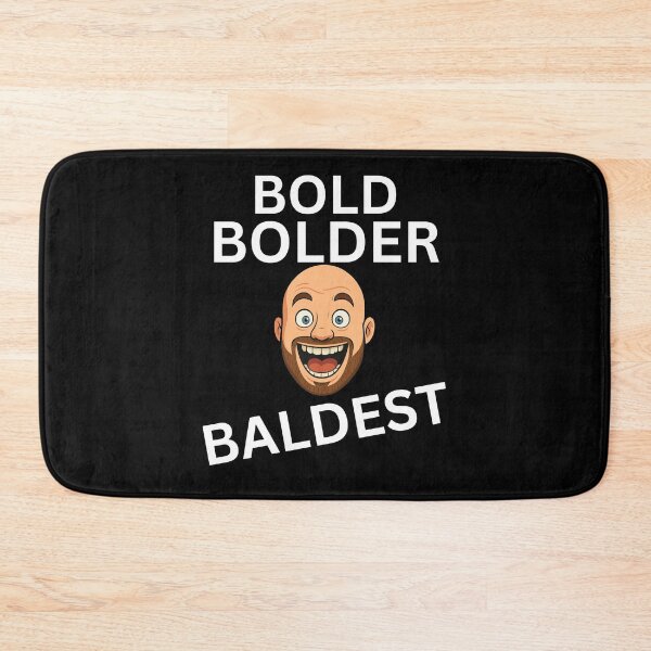 Item preview, Funny Bald Man Bold, Bolder, Baldest Design, great birthday gift or Christmas gift for hairless hero! designed and sold by AlphaBetulia.