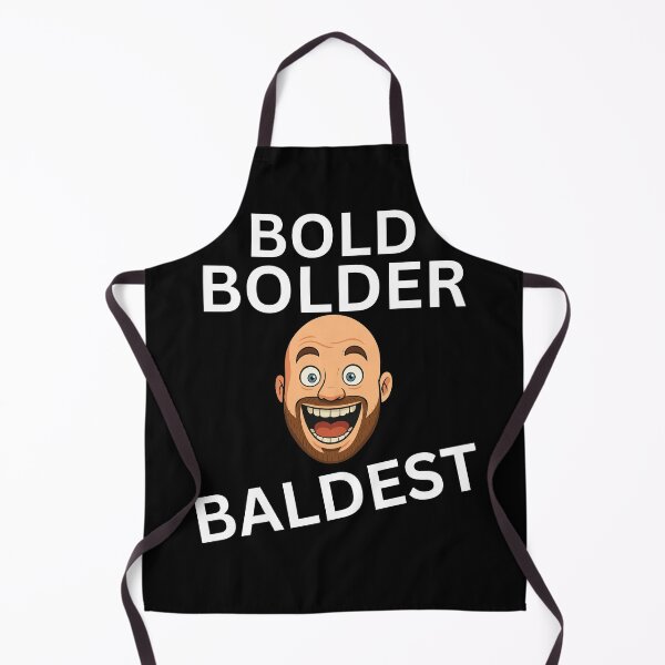 Item preview, Funny Bald Man Bold, Bolder, Baldest Design, great birthday gift or Christmas gift for hairless hero! designed and sold by AlphaBetulia.