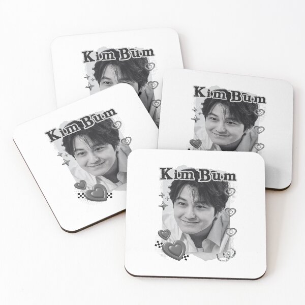 Item preview, Kim Bum (김범) Korean Actor Kdrama Black and White Collage Digital Art Portrait designed and sold by AJUNICE STUDIO.
