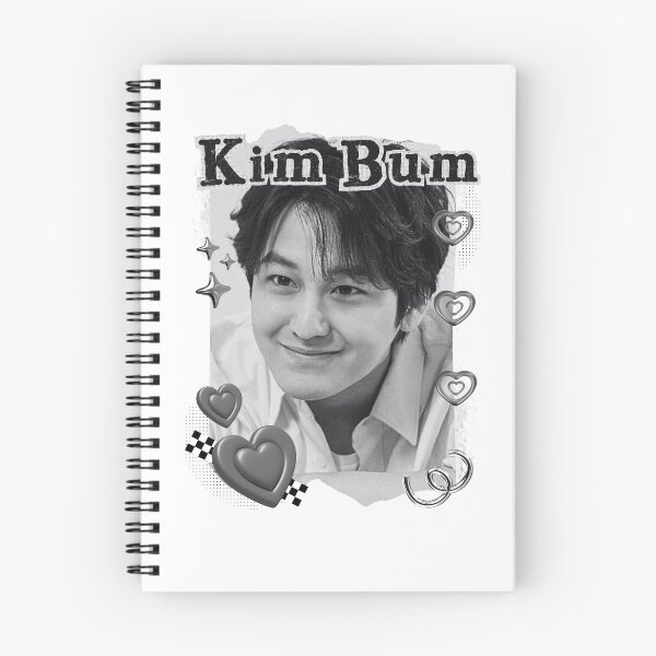 Item preview, Kim Bum (김범) Korean Actor Kdrama Black and White Collage Digital Art Portrait designed and sold by AJUNICE STUDIO.
