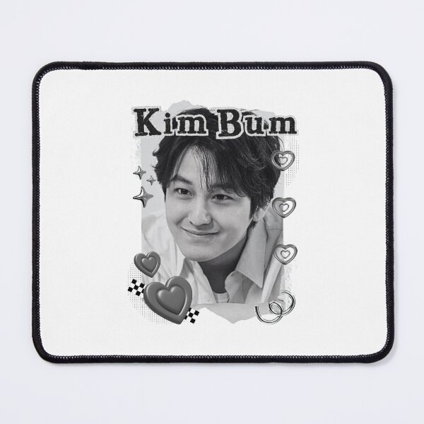 Item preview, Kim Bum (김범) Korean Actor Kdrama Black and White Collage Digital Art Portrait designed and sold by AJUNICE STUDIO.