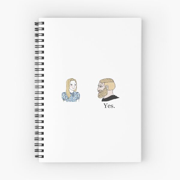 Item preview, Trad Girl and Chad Meme Yes designed and sold by CyberRex.