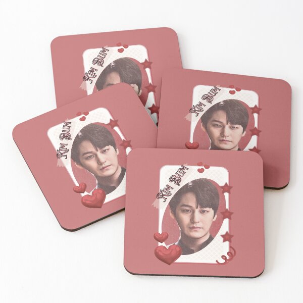 Item preview, Kim Bum (김범) Korean Actor Kdrama Card Red Aesthetic Collage Design designed and sold by AJUNICE STUDIO.