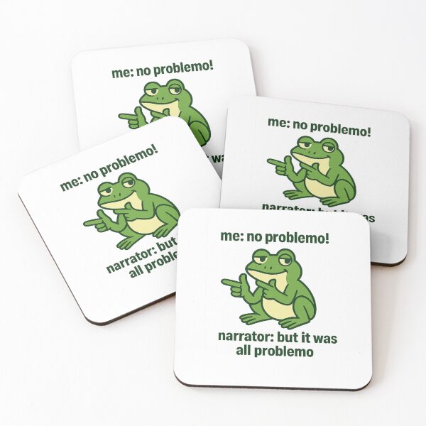 Item preview, Funny Frog Meme T-Shirt – “No Problemo / All Problemo” Cartoon Design designed and sold by DailyDrivesct.
