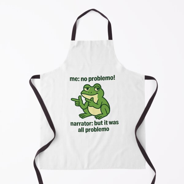 Item preview, Funny Frog Meme T-Shirt – “No Problemo / All Problemo” Cartoon Design designed and sold by DailyDrivesct.