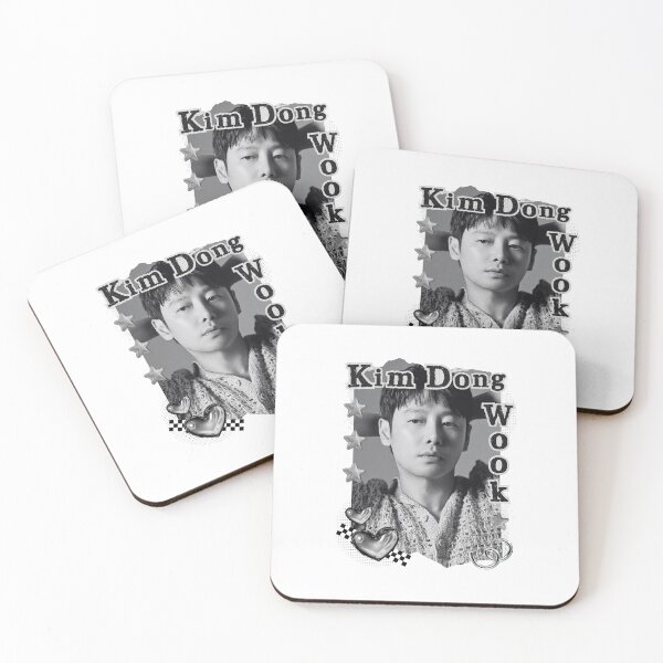 Item preview, Kim Dong-wook (김동욱) Korean Actor Kdrama Black and White Collage Digital Art Portrait designed and sold by AJUNICE STUDIO.
