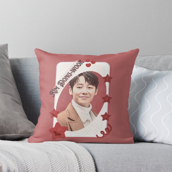 Item preview, Kim Dong-wook (김동욱) Korean Actor Kdrama Card Red Aesthetic Collage Design designed and sold by AJUNICE STUDIO.