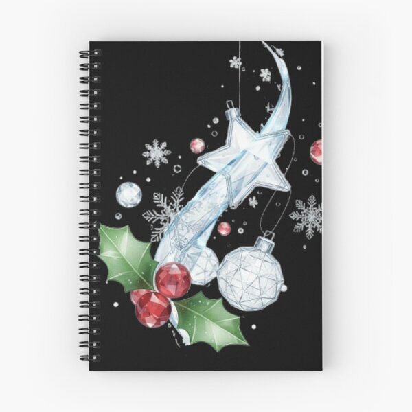 Item preview, Crystal Christmas Magic with Holly and Snowflakes designed and sold by optimusprime39.
