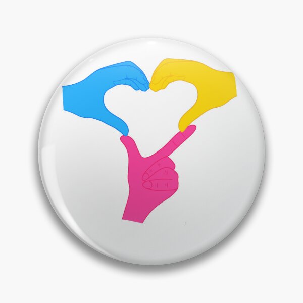 Item preview, 3 of Hearts, pansexual colors designed and sold by EBParsley.
