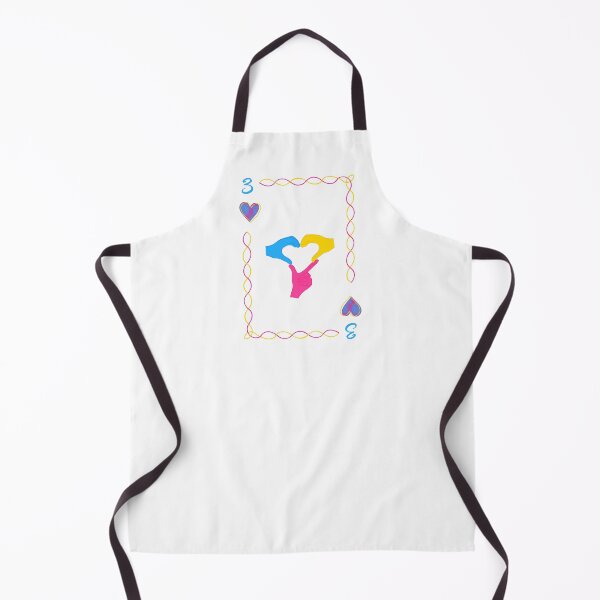 Item preview, 3 of Hearts, pansexual colors designed and sold by EBParsley.
