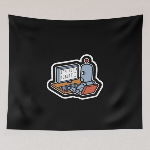 Item preview, Meme "I'm not a robot" designed and sold by myideal-shop.