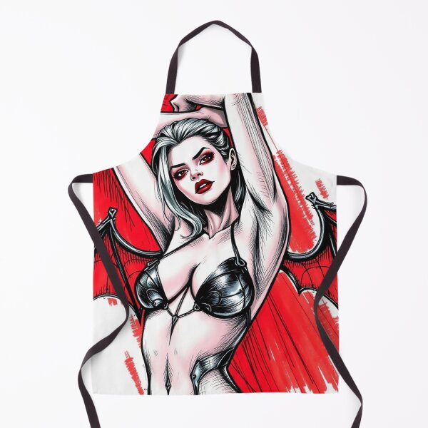 Item preview,  Sexy Vampire demon fantasy punk horror Girl illustration designed and sold by Vintage Designs +.