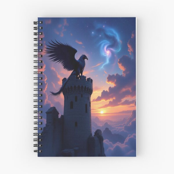 Item preview, Above the Clouds – A mystical guardian between Castle Dreams and Cosmic Light designed and sold by FotoworldEdel.