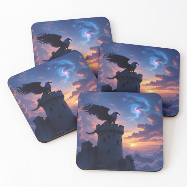 Item preview, Above the Clouds – A mystical guardian between Castle Dreams and Cosmic Light designed and sold by FotoworldEdel.
