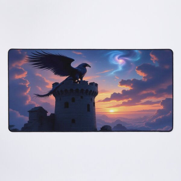 Item preview, Above the Clouds – A mystical guardian between Castle Dreams and Cosmic Light designed and sold by FotoworldEdel.