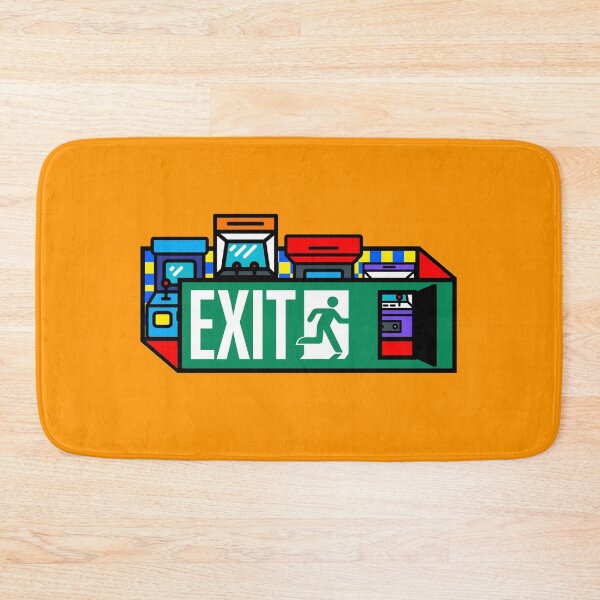Item preview, Exit to Arcade — Escape Reality, Go Gaming (Retro style) designed and sold by PALMNESS.