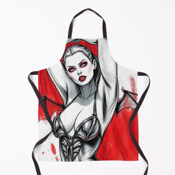 Item preview,  Sexy Vampire demon fantasy punk horror Girl illustration designed and sold by Vintage Designs +.