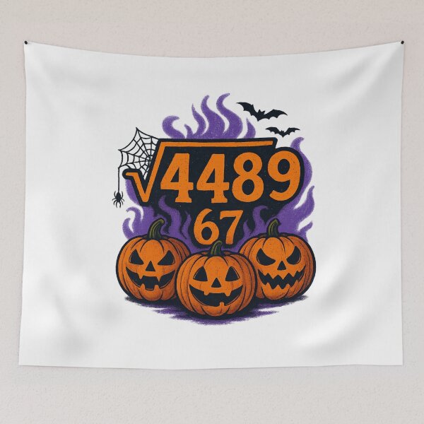 Item preview, Spooky Math Pun √4489 = 67 Halloween Shirt designed and sold by DailyDrivesct.