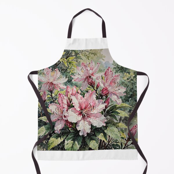 Item preview, Blossoming Azalea Bush In Watercolors designed and sold by Oldetimemercan.