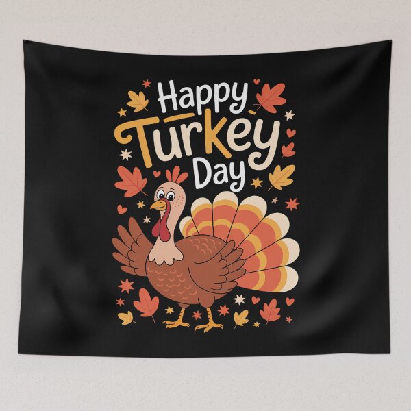 Item preview, Happy Turkey Day Cute Thanksgiving designed and sold by Sea4Adventures.