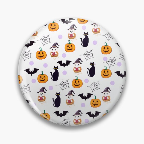 Item preview, Spooky Cute Pattern designed and sold by Dreamy Ocean Art.