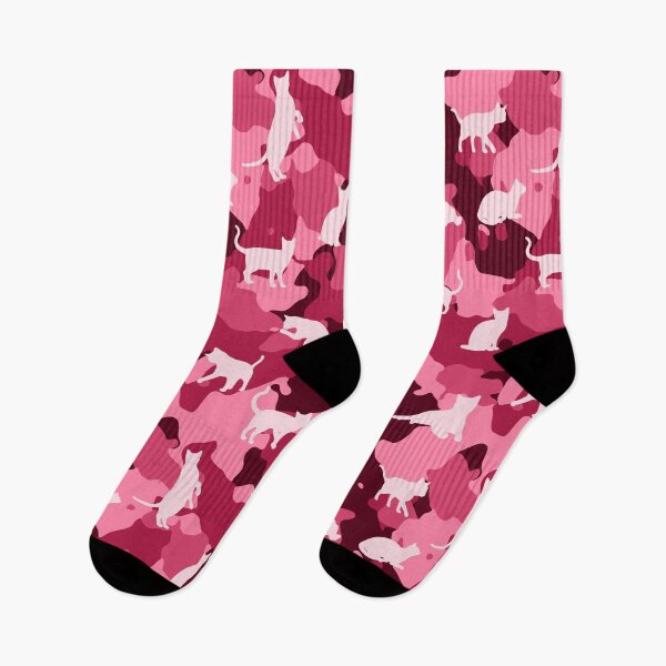 Item preview, Cute Camo Cat Pattern Pink designed and sold by BeebooDesign.