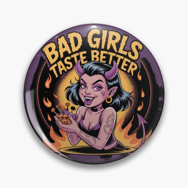 Item preview, Sexy Bad Girls Taste Better Comic Style Illustration designed and sold by RDRdesign.