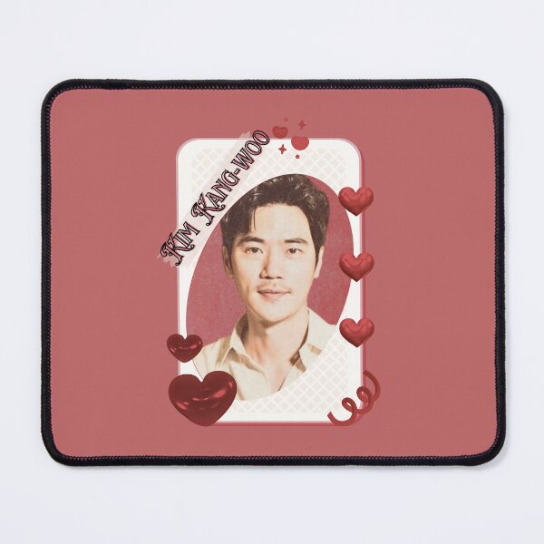 Item preview, Kim Kang-woo (김강우) Korean Actor Kdrama Card Red Aesthetic Collage Design designed and sold by AJUNICE STUDIO.