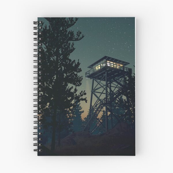 Item preview, Firewatch Nighttime Art Design - 4k designed and sold by Colxbat.