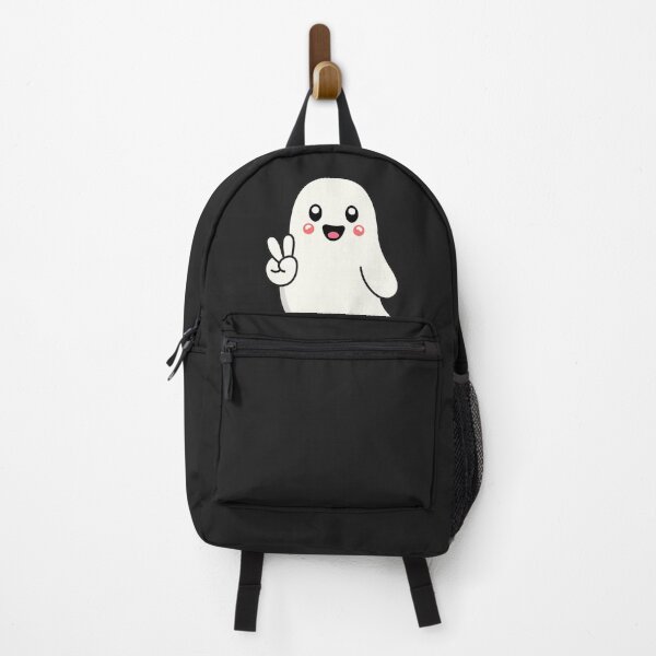 Item preview, Friendly Ghost Love and Peace - Halloween Kawaii designed and sold by DibujandoPorfa.