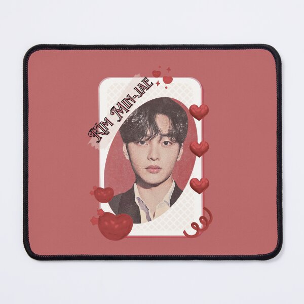 Item preview, Kim Min-jae (김민재) Korean Actor Kdrama Card Red Aesthetic Collage Design designed and sold by AJUNICE STUDIO.
