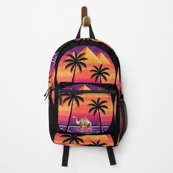 Item preview, Desert Sunset Vibes – Camel & Pyramids Retro Aesthetic designed and sold by AnadAA.