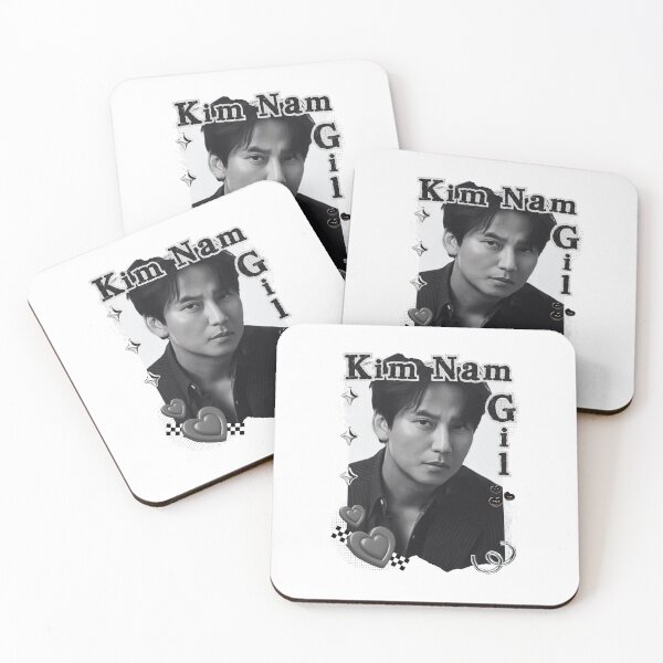 Item preview, Kim Nam-gil (김남길) Korean Actor Kdrama Black and White Collage Digital Art Portrait designed and sold by AJUNICE STUDIO.