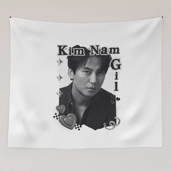 Item preview, Kim Nam-gil (김남길) Korean Actor Kdrama Black and White Collage Digital Art Portrait designed and sold by AJUNICE STUDIO.