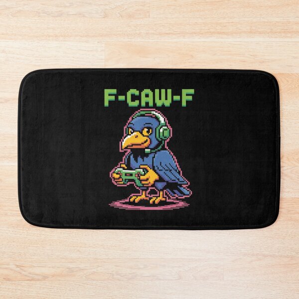 Item preview, Camiseta de jugador de cuervo con diseño de pixel art F-CAW-F - Controlador de cuervo de 8 bits designed and sold by DarylWelsh2024.