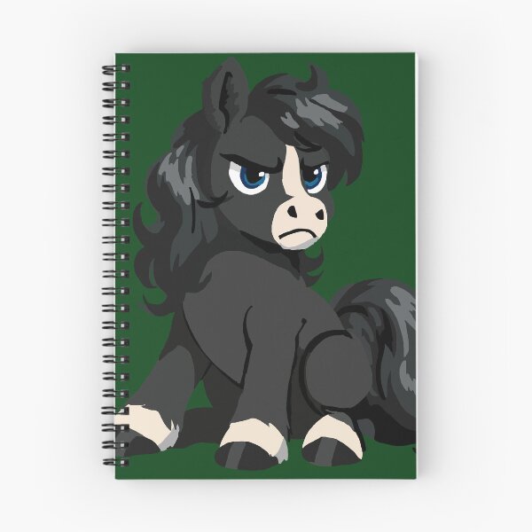 Item preview, Nonplussed Black and White Pony designed and sold by KlakkDrawsStuff.