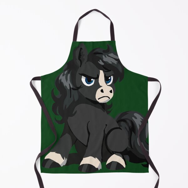 Item preview, Nonplussed Black and White Pony designed and sold by KlakkDrawsStuff.