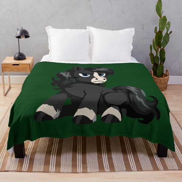 Item preview, Nonplussed Black and White Pony designed and sold by KlakkDrawsStuff.