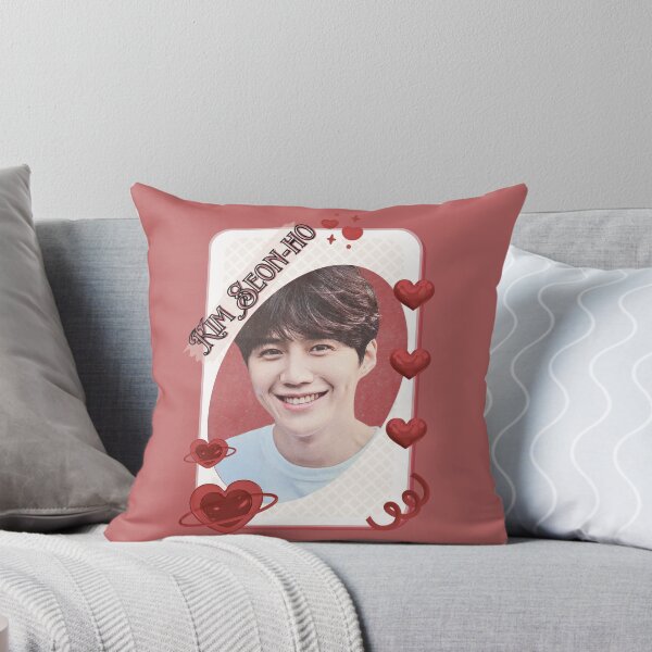 Item preview, Kim Seon-ho (김선호) Korean Actor Kdrama Card Red Aesthetic Collage Design designed and sold by AJUNICE STUDIO.