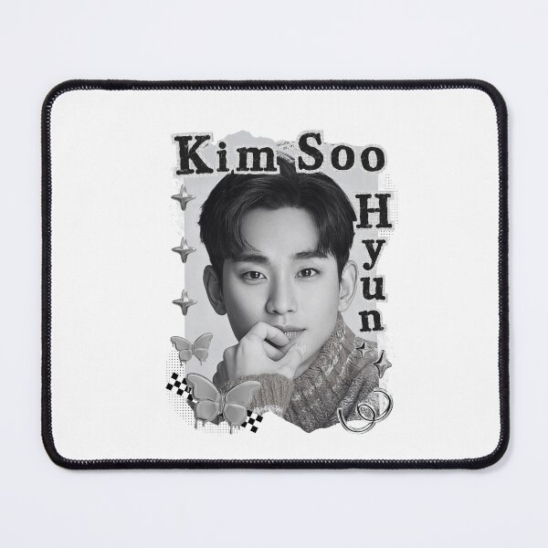 Item preview, Kim Soo-hyun (김수현) Korean Actor Kdrama Black and White Collage Digital Art Portrait designed and sold by AJUNICE STUDIO.