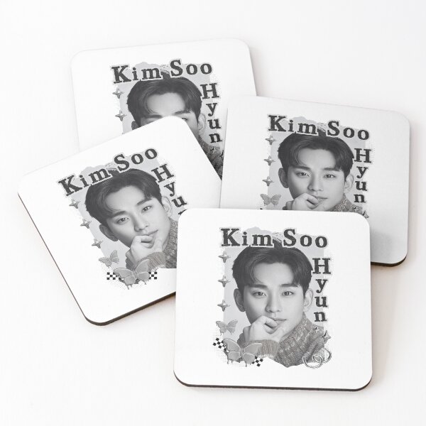 Item preview, Kim Soo-hyun (김수현) Korean Actor Kdrama Black and White Collage Digital Art Portrait designed and sold by AJUNICE STUDIO.