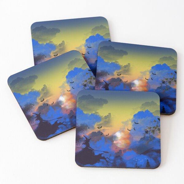 Item preview, Witching Hour Under a Haunted Sky designed and sold by Dreamy Ocean Art.
