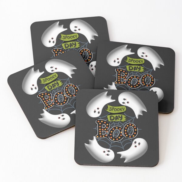 Item preview, Spooky Day Boo Crew - Cute Halloween Ghosts designed and sold by Zakshop3.