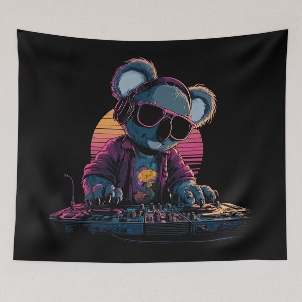 Item preview, Koala DJ designed and sold by StudioRedKoala.