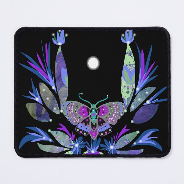 Item preview, Moth garden, midnight garden, full moon designed and sold by ZjalDesign.