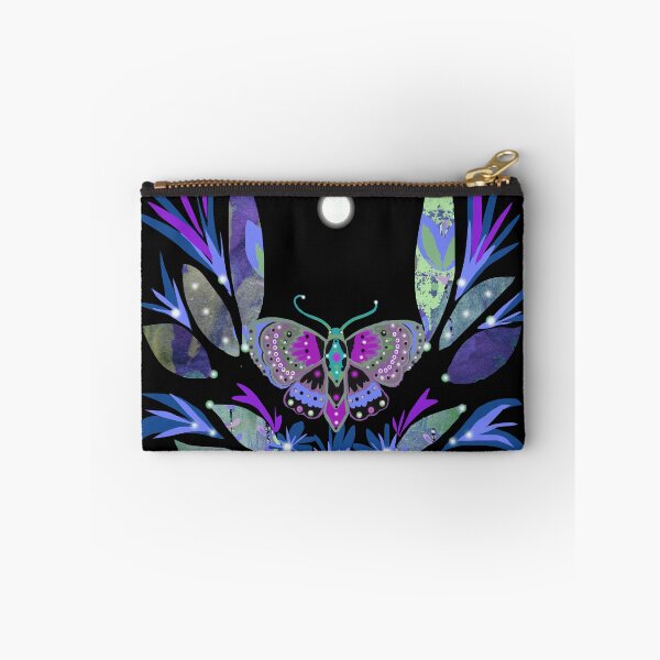 Item preview, Moth garden, midnight garden, full moon designed and sold by ZjalDesign.